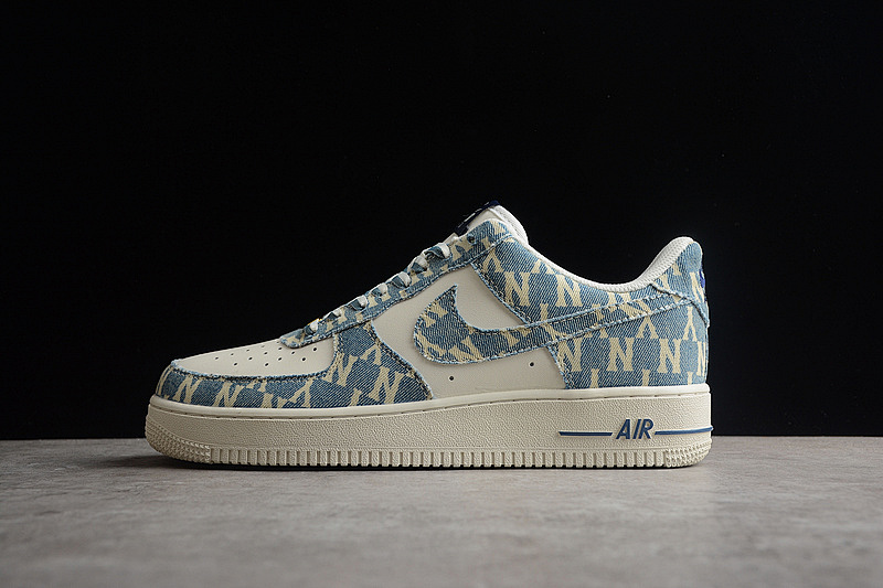 Nike Nike M*LB X AIR FORCE 1 LOW 07 DENIM BLUE/WHITE/BLACK · CW1888-602, photo 1