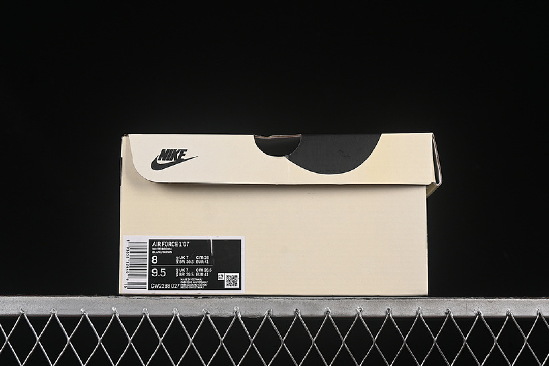 Nike [CW2288-027]-[AIR FORCE 1 07 LOW JUST WHITE/BROWN]-[WOMAN:36-39]-[MAN:40-45] - Image 12