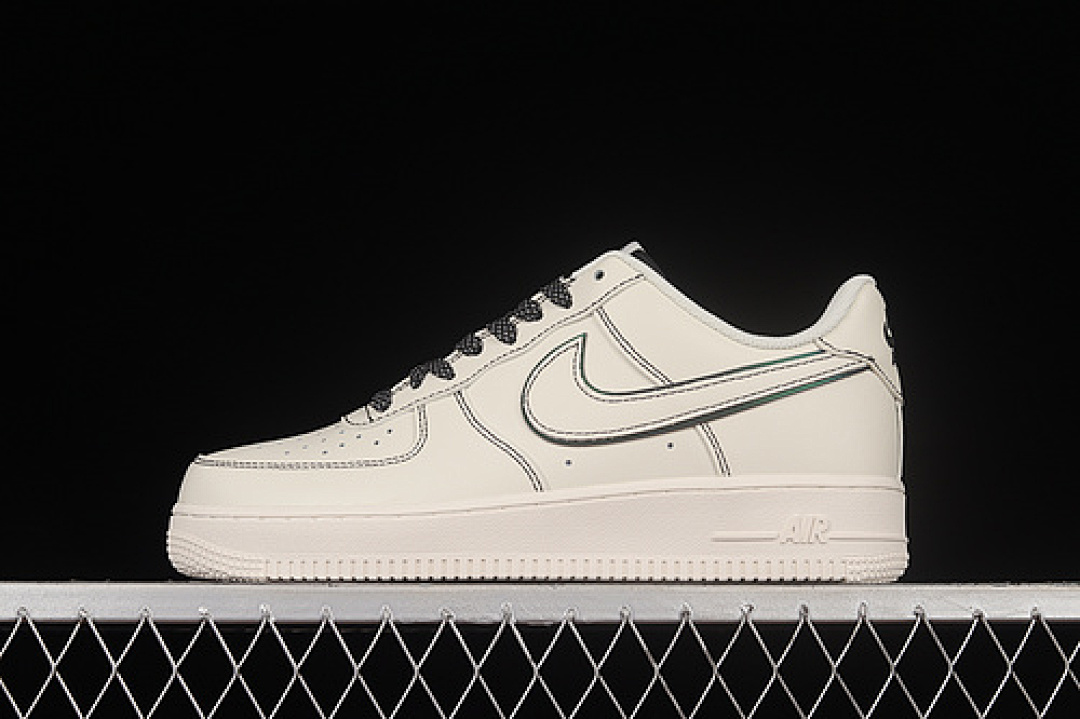 Nike [315122-808]-[AIR FORCE 1 07 LOW BEIGE/BLACK/BEIGE]-[WOMAN:36-39]-[MAN:40-45], photo 1