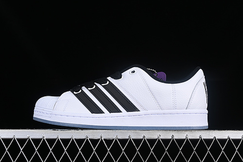 Purple Adidas KORN SUPERSTAR SUPERMODIFIED CLOUD WHITE/CORE BLACK/RICH PURPLE · IG0793, photo 1