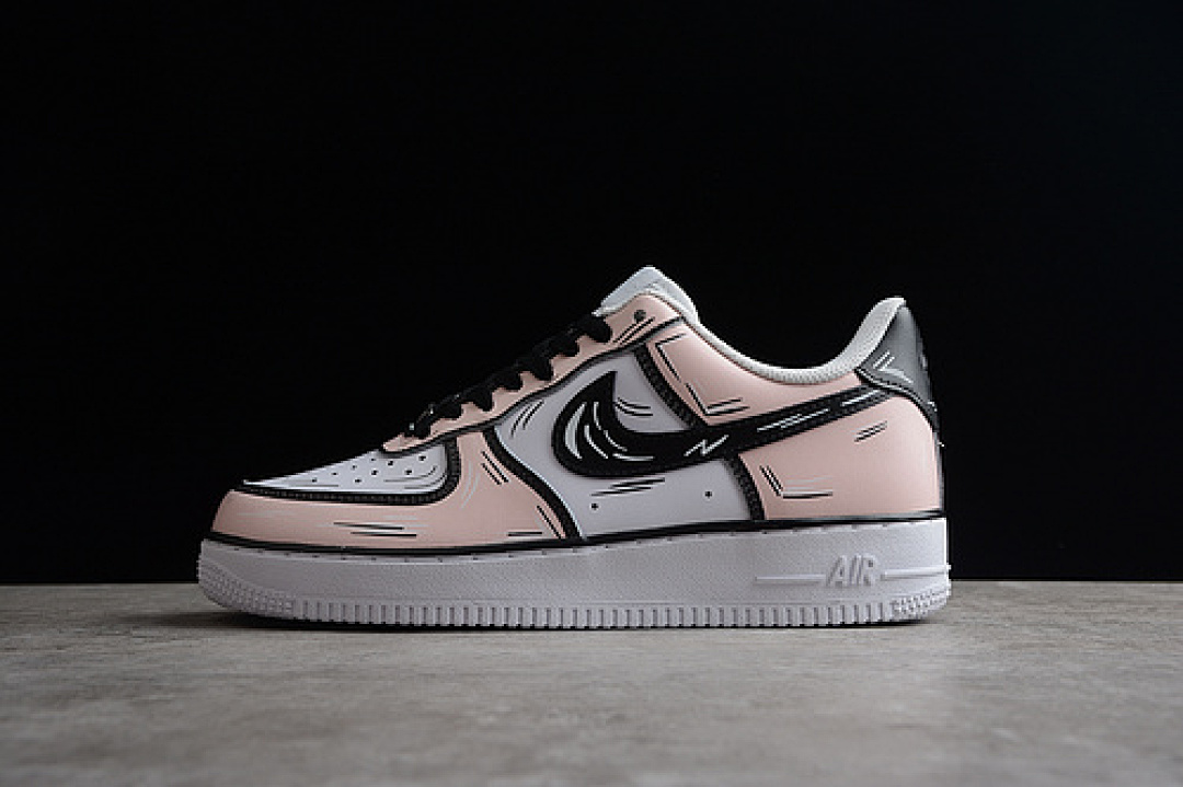 Nike [CW2288-213]-[AIR FORCE 1 07 LOW WHITE/PINK/BLACK]-[WOMAN:36-39]-[MAN:40-45], photo 1