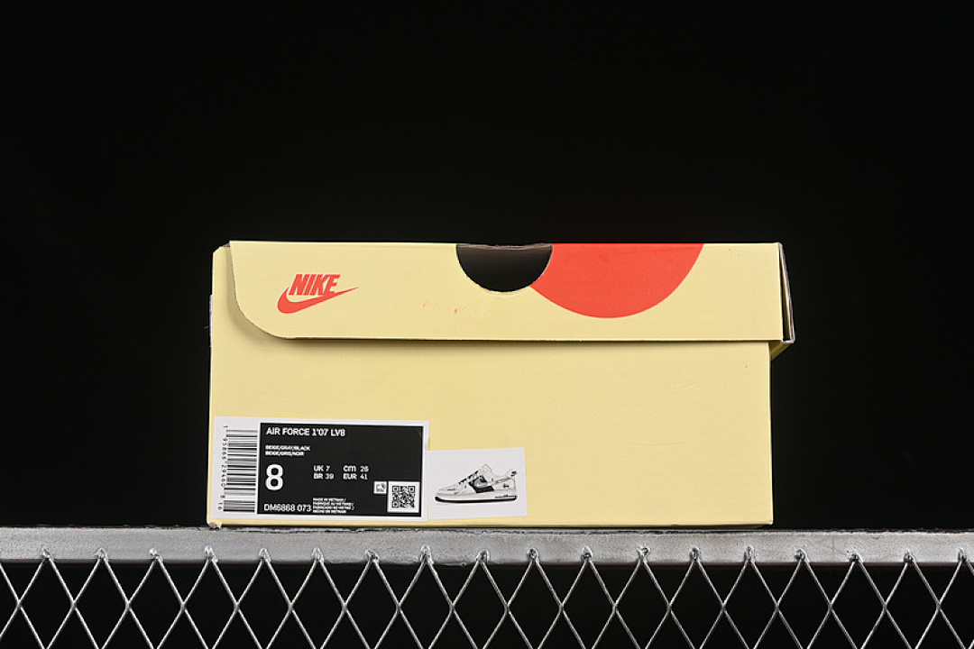 Nike [DM6868-073]-[AIR FORCE 1 07 LOW WHITE/GREY/BLACK]-[WOMAN:36-39]-[MAN:40-45] - Image 12