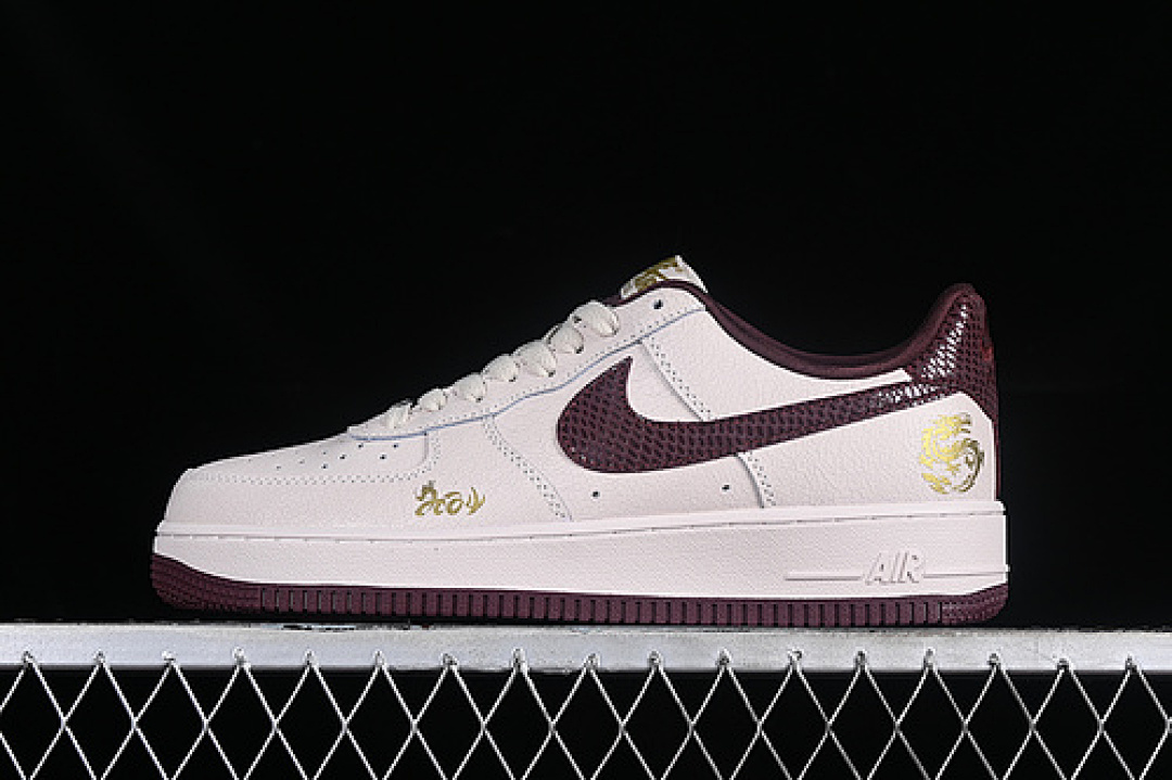 Nike [XL2312-888]-[AIR FORCE 1 LOW RED DRAGON SCALE GREY/RED]-[WOMAN:36-39]-[MAN:40-45], photo 1