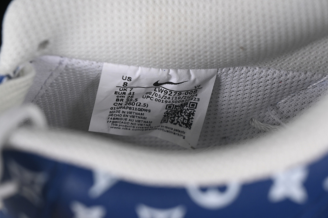 Nike [LW9279-008]-[AIR FORCE 1 07 LOW LV WHITE/BLUE]-[WOMAN:36-39]-[MAN:40-45] - Image 6