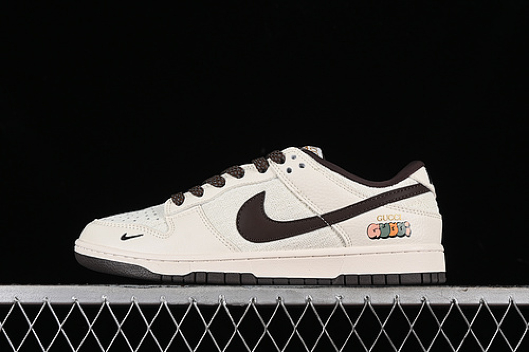 Off-White [DQ1098-375]-[SB DUNK LOW GU*CCI OFF WHITE/BROWN]-[WOMAN:36-39]-[MAN:40-45], photo 1
