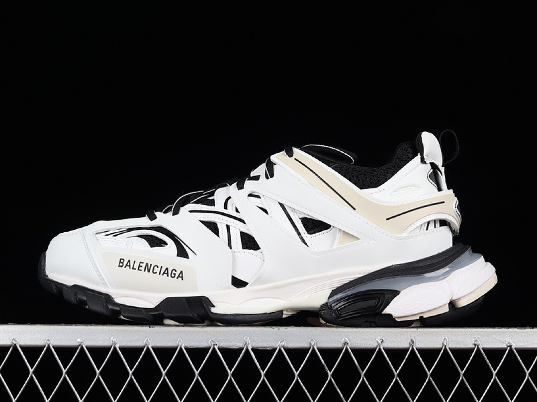 Unbranded [BA*LEN*CIAGA TESS S.GOMMA SNEAKER WHITE/BLACK/BEIGE]-[WOMAN:35-39]-[MAN:40-46], photo 1