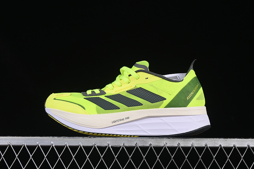 On Running [GX6650]-[ADIZERO BOSTON 11 SOLAR YELLOW/NIGHT METALLIC/BEAM YELLOW]-[WOMAN:36-39]-[MAN:40-45] - Image 2