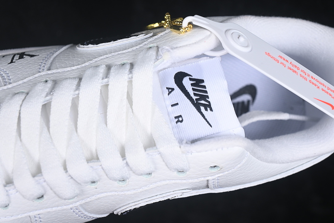 Nike [WY0655-109]-[AIR FORCE 1 07 LOW CASUAL SNEAKERS BLACK/WHITE]-[WOMAN:36-39]-[MAN:40-45] - Image 8