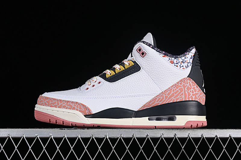 Jordan AIR Jordan 3 RETRO WHITE/ANTHRACITE-RED STARDUST-SAIL-SATURN GOLD · 441140-100, photo 1