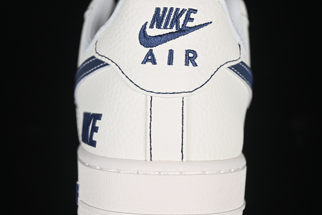 Nike [HH7518-069]-[AIR FORCE 1 07 LOW WHITE/BEIGE/BLUE]-[WOMAN:36-39]-[MAN:40-45] - Image 7