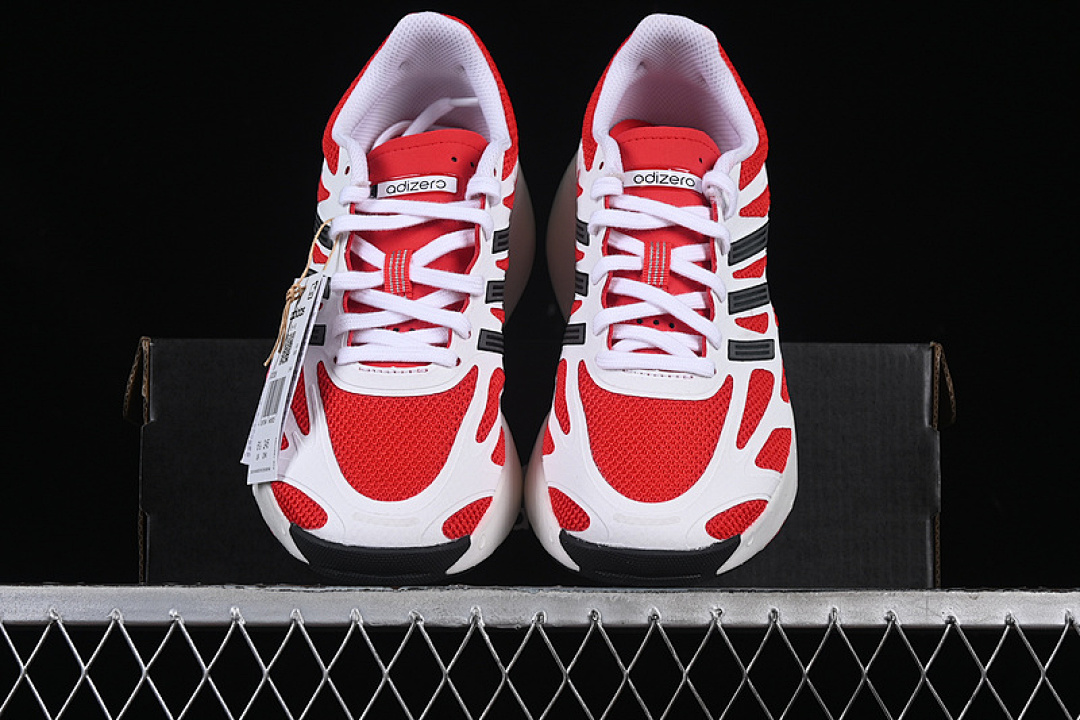 Adidas [JI0308]-[ADIZERO ARUKU CLOUD WHITE/PURE RUBY/CORE BLACK]-[WOMAN:36-39]-[MAN:40-46] - Image 14