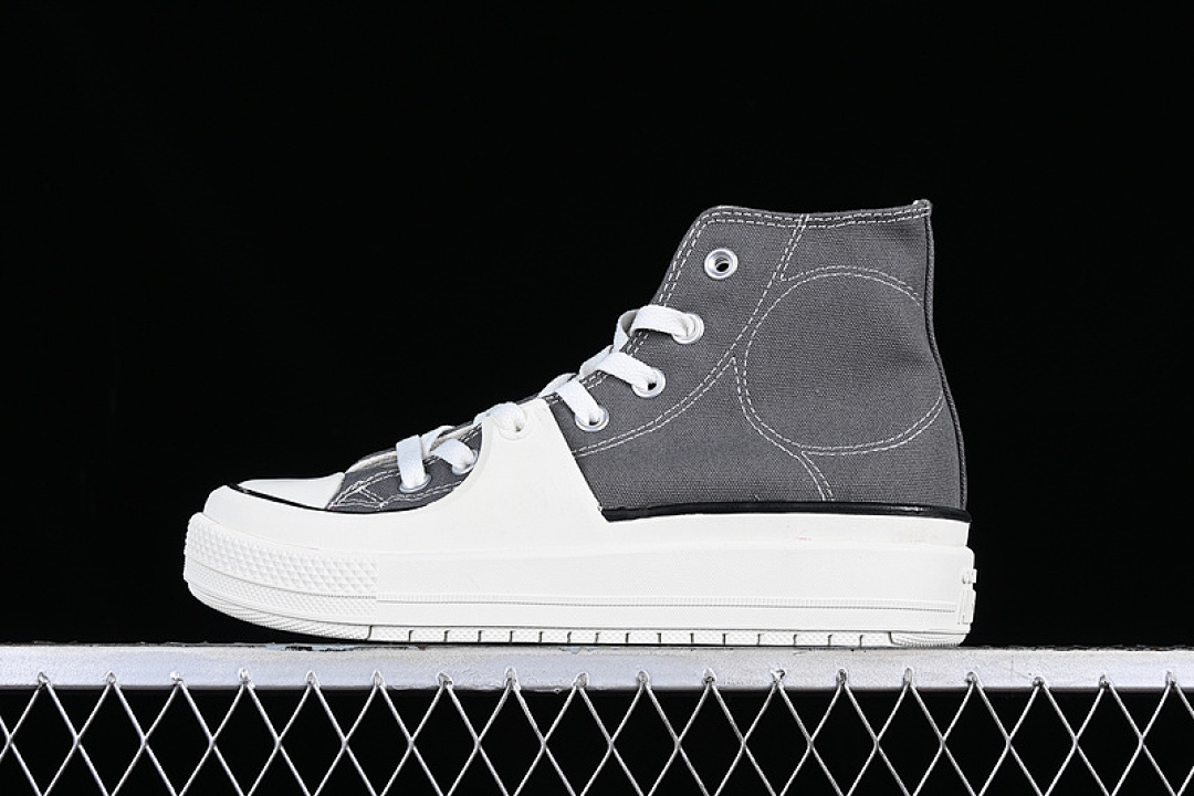 Converse [A05116C]-[CONVERSE CHUCK TAYLOR ALL STAR HIGH CONSTRUCT CYBER GREY/VINTAGE WHITE/EGRET], photo 1