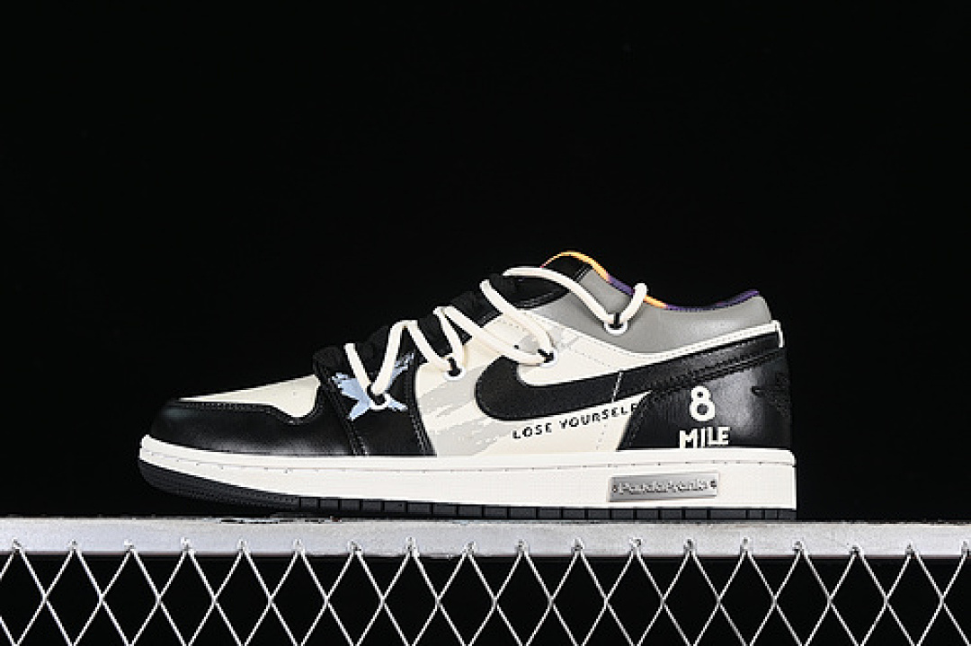 Jordan [AIR JORDAN 1 LOW WHITE/BLACK/GREY]-[WOMAN:35.5-39]-[MAN:40-47.5], photo 1