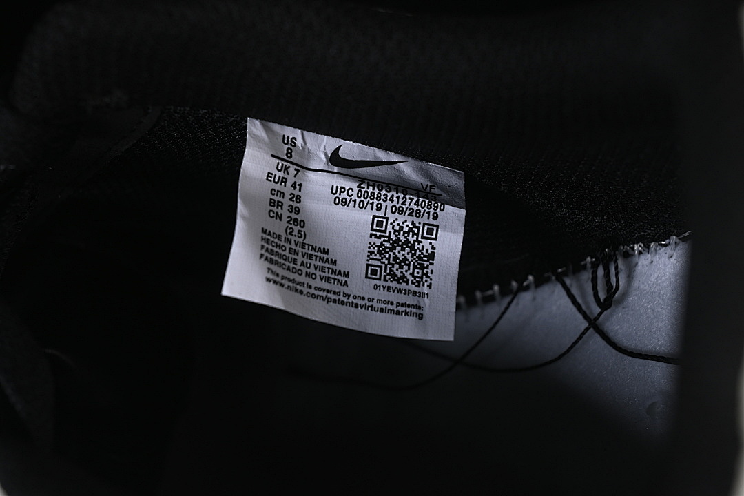 Nike [ZH0316-143]-[AIR FORCE 1 07 LOW CASUAL SNEAKERS BLACK/WHITE]-[WOMAN:36-39]-[MAN:40-45] - Image 5