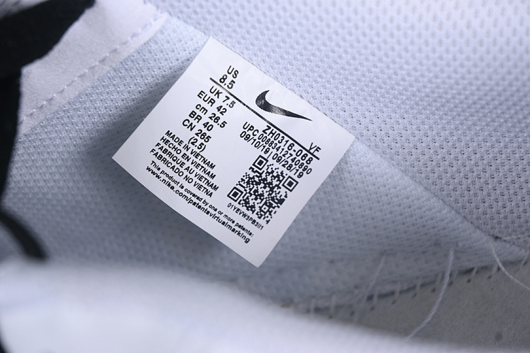 Nike [ZH0316-068]-[AIR FORCE 1 07 LOW WHITE/BLACK/GREY]-[WOMAN:36-39]-[MAN:40-45] - Image 6