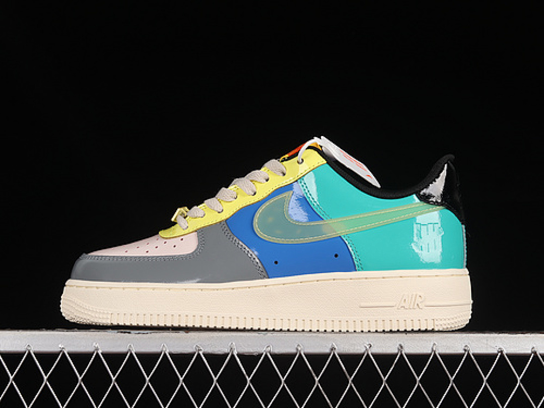 Nike [DV5255-001]-[UNDEFEATED AIR FORCE 1 LOW SMOKE GREY/TOPAZ GOLD/MULTI]-[WOMAN:36-39]-[MAN:40-45], photo 1