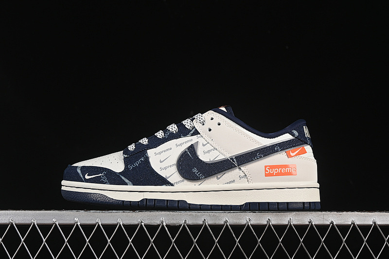 Nike SB DUNK LOW SUP WHITE/BLACK/GREY/ORANGE · SC9207-415, photo 1