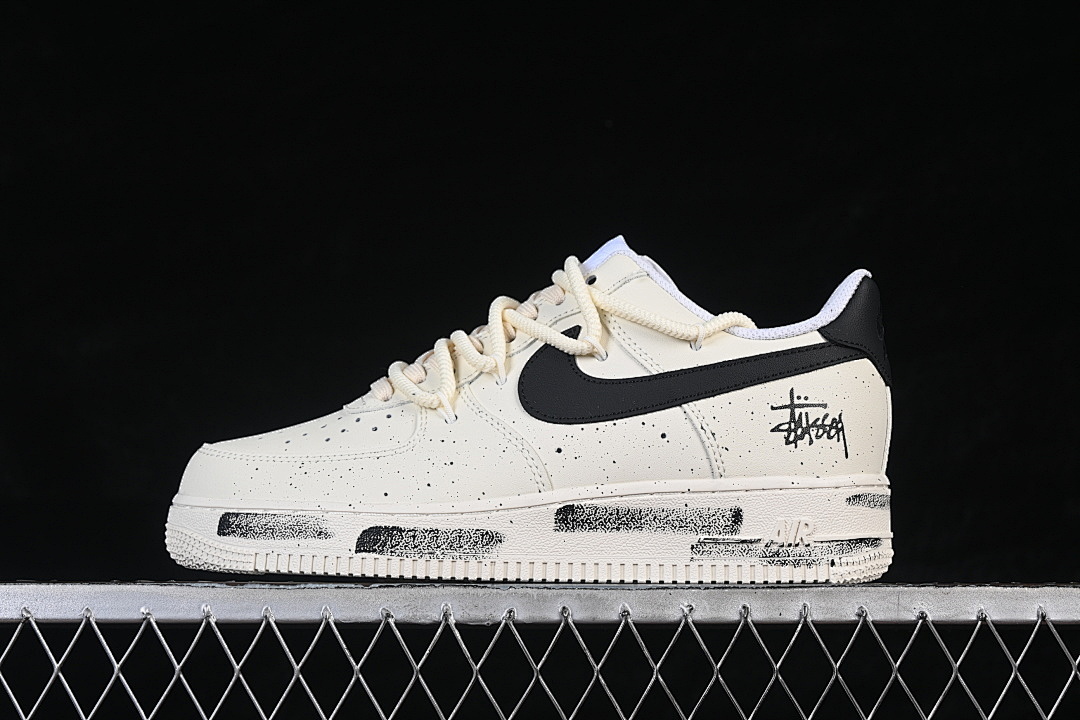 Nike [ZH0316-159]-[AIR FORCE 1 07 LOW BEIGE/BLACK/BEIGE]-[WOMAN:36-39]-[MAN:40-45], photo 1