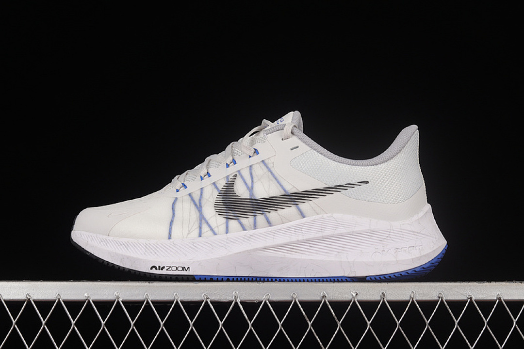Unbranded [CW3419-008]-[ZOOM WINFLO 8 RUNNING SHOES WHITE/BLUE/BLACK]-[MAN:39-45], photo 1