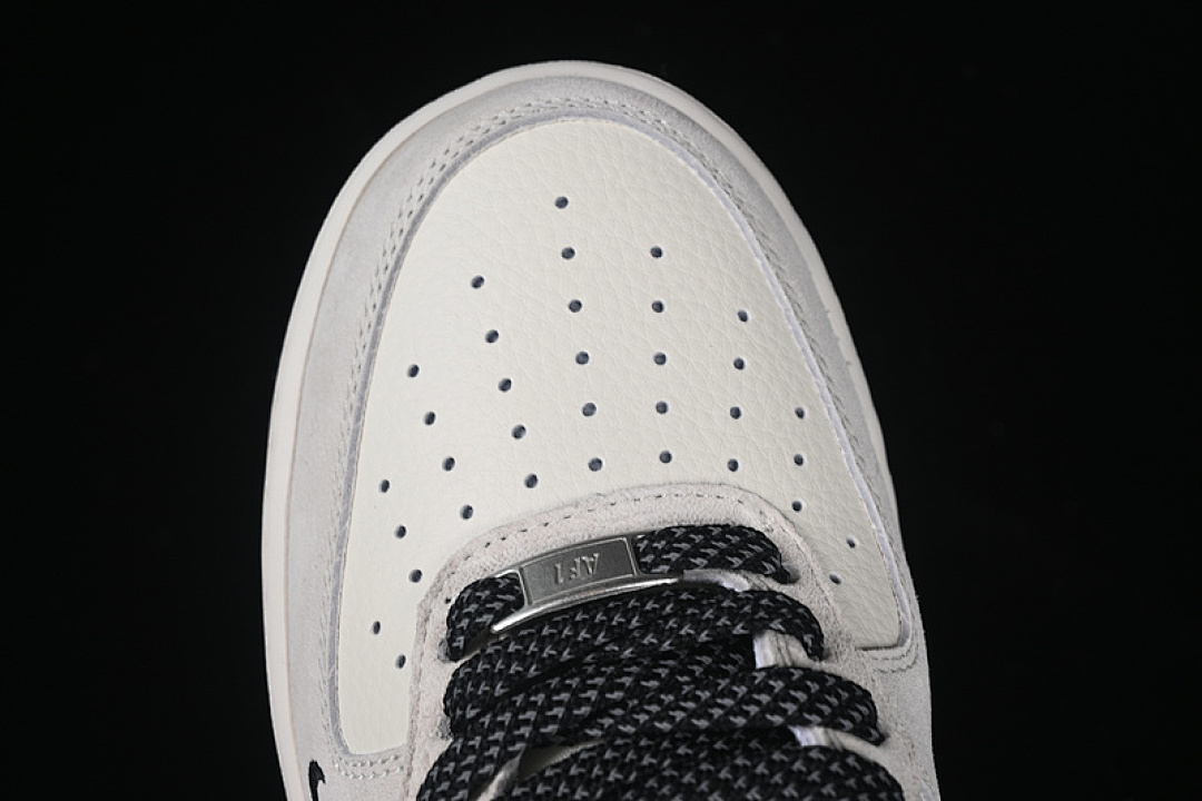 Nike [BB7518-028]-[AIR FORCE 1 07 LOW WHITE/GREY/BLACK]-[WOMAN:36-39]-[MAN:40-45] - Image 10