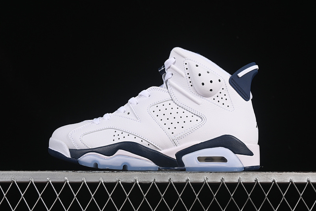 Jordan AIR Jordan 6 RETRO MIDNIGHT NAVY WHITE/BLUE · CT8529-141, photo 1