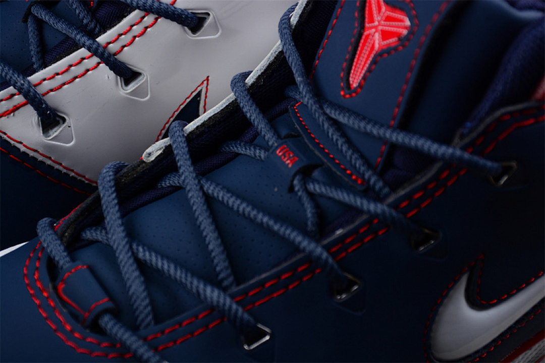 Nike [AQ2728-400]-[ZOOM KOBE 1 PROTRO USA MIDNIGHT NAVY/WHITE-VARSITY RED]-[MAN:40-46] - Image 8