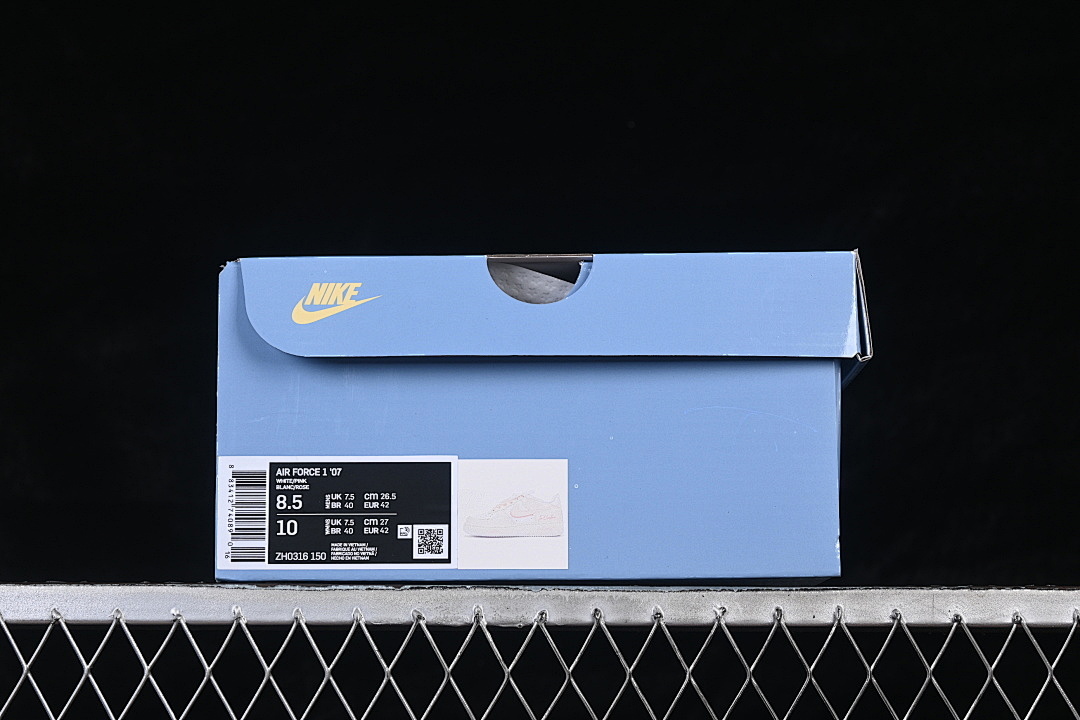 Nike [ZH0316-150]-[AIR FORCE 1 07 LOW BEIGE/WHITE/PINK]-[WOMAN:36-39]-[MAN:40-45] - Image 12