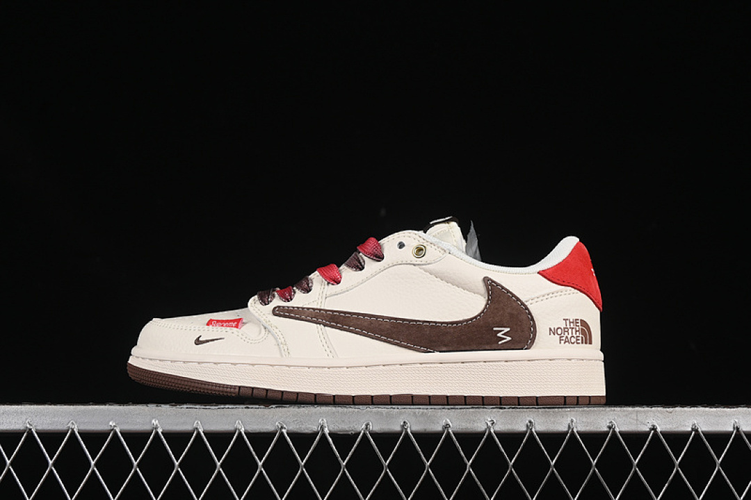 Jordan [FC1688-213]-[TRAVIS SCOTT X FRAGMENT DESIGN AIR JORDAN 1 LOW OG SP OFF WHITE/BROWN/RED], photo 1