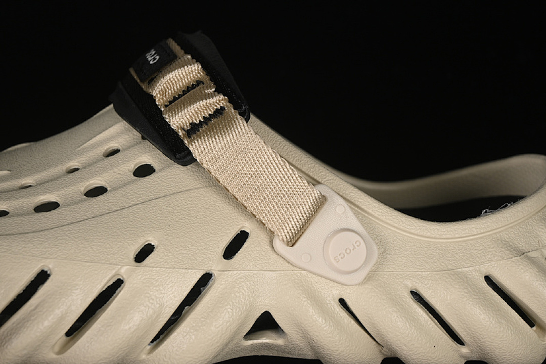 Crocs [CROCS BOBO FLAT-HEELED TOE COVER SANDALS WITH BEACH HOLES BEIGE]-[WOMAN:36-39]-[MAN:40-46] - Image 5