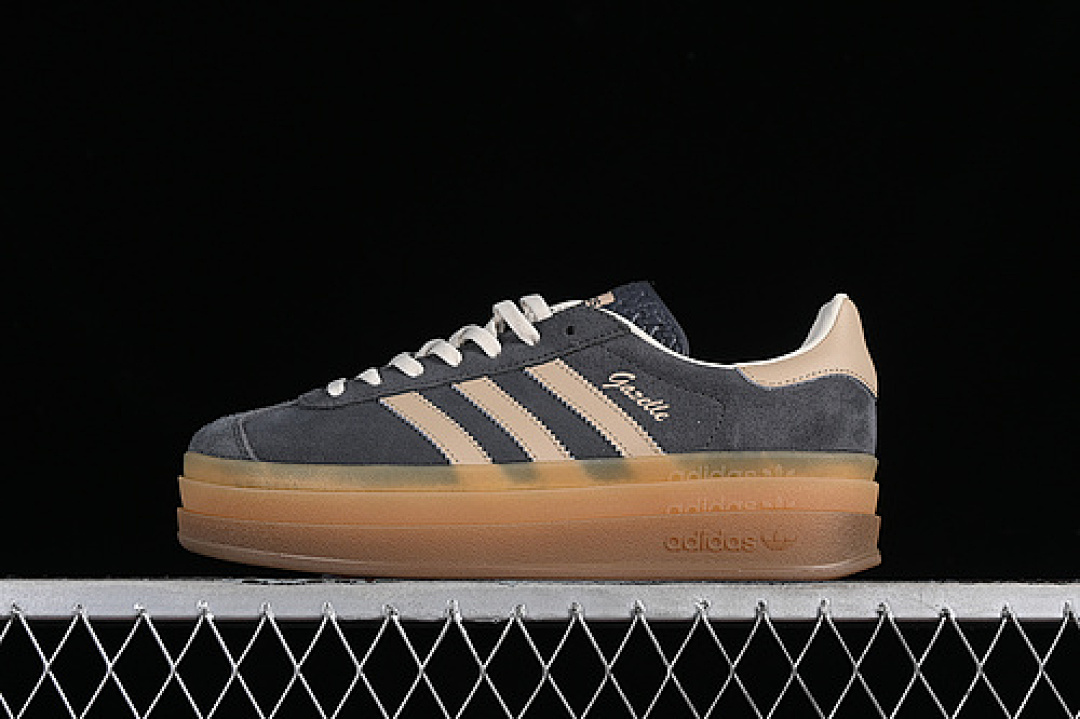 Adidas ORIGINALS GAZELLE BOLD GREY SIX/MAGIC BEIGE/CREAM WHITE · IE0428, photo 1