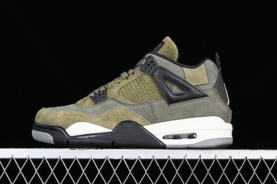 Jordan [FB9927-200]-[NIEK AIR JORDAN 4 SE CRAFT MEDIUM OLIVE GREEN/BLACK]-[MAN:40-47.5], photo 1