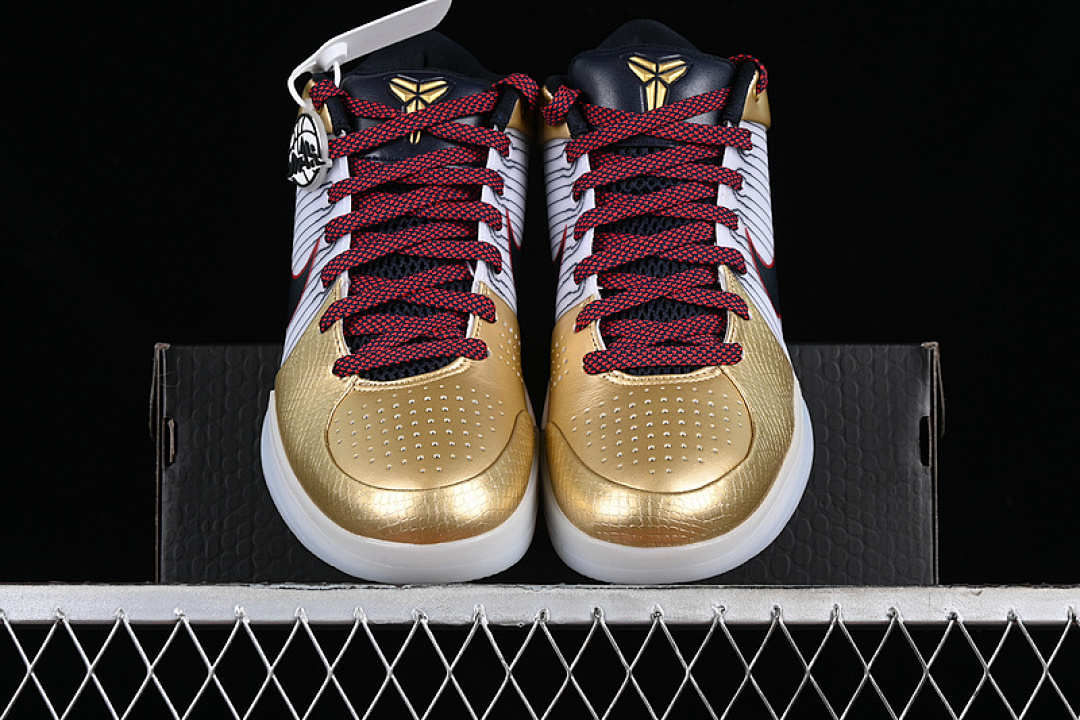 Nike [FQ3544-100]-[UNDEFEATED X ZOOM KOBE IV ZK4 WHITE/DARK OBSIDIAN/VARSITY RED/METALLIC (GOLD]) - Image 14