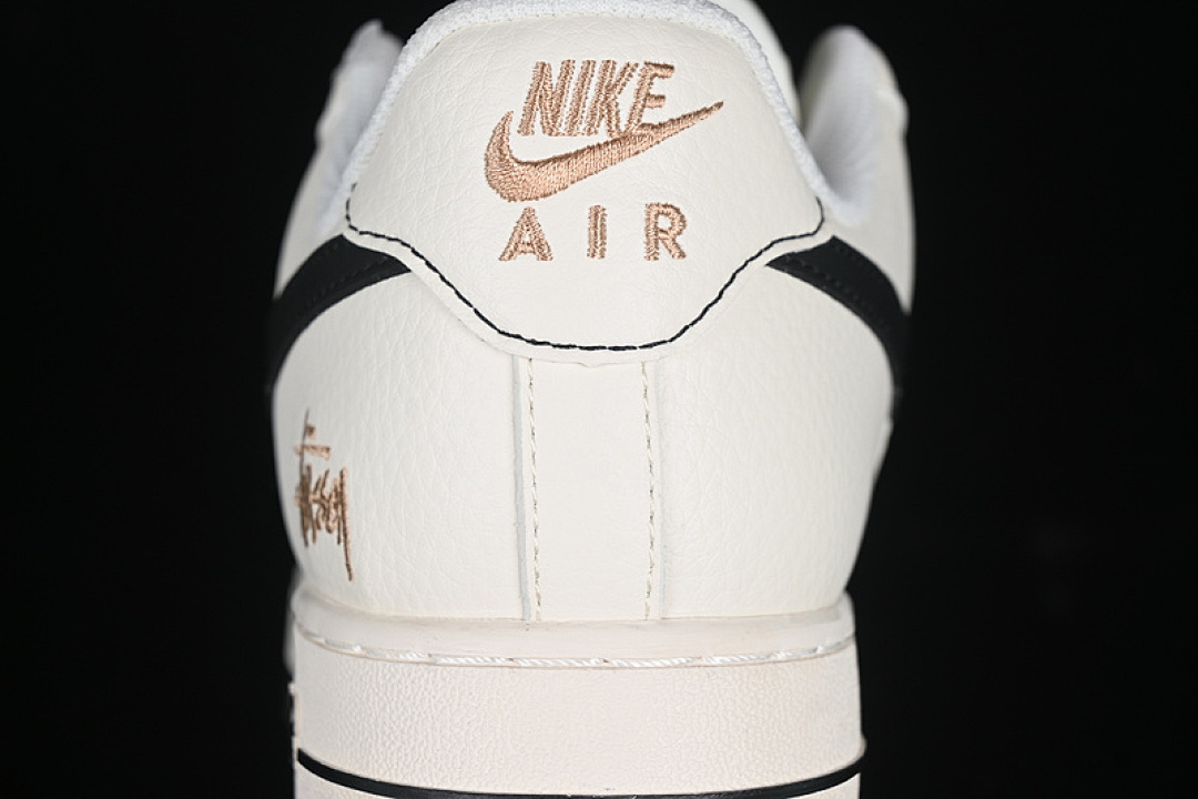 Nike [XZ6188-720]-[AIR FORCE 1 07 LOW BLACK/GOLD]-[WOMAN:36-39]-[MAN:40-45] - Image 7