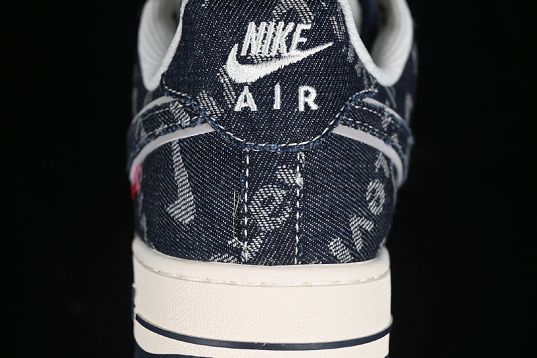 Nike [SJ6698-002]-[AIR FORCE 1 07 LOW WHITE/BLUE/GREY]-[WOMAN:36-39]-[MAN:40-45] - Image 7