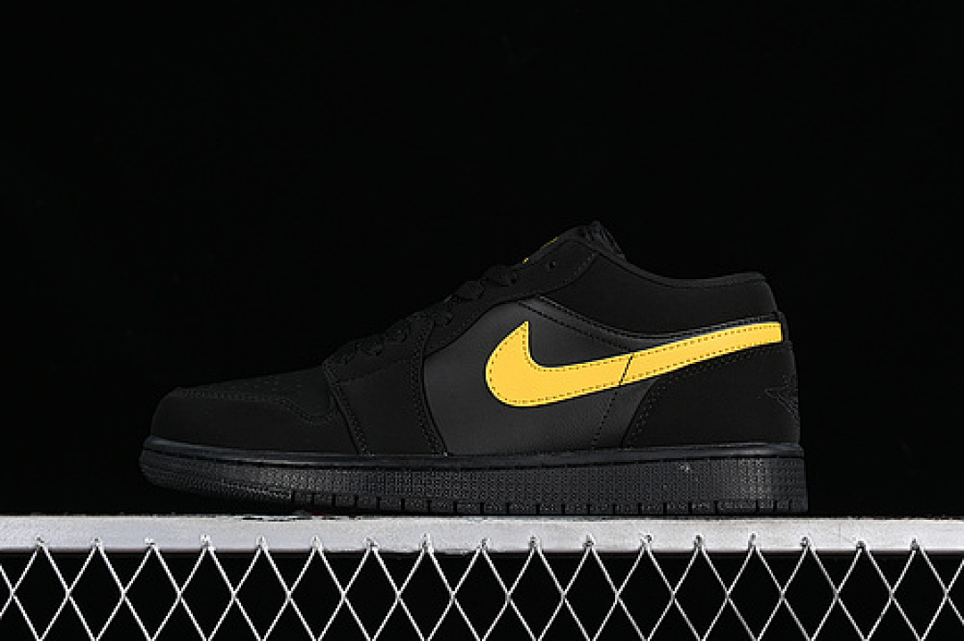 Jordan [553558-071]-[AIR JORDAN 1 LOW BLACK/UNIVERSITY GOLD/BLACK]-[MAN:40-46], photo 1