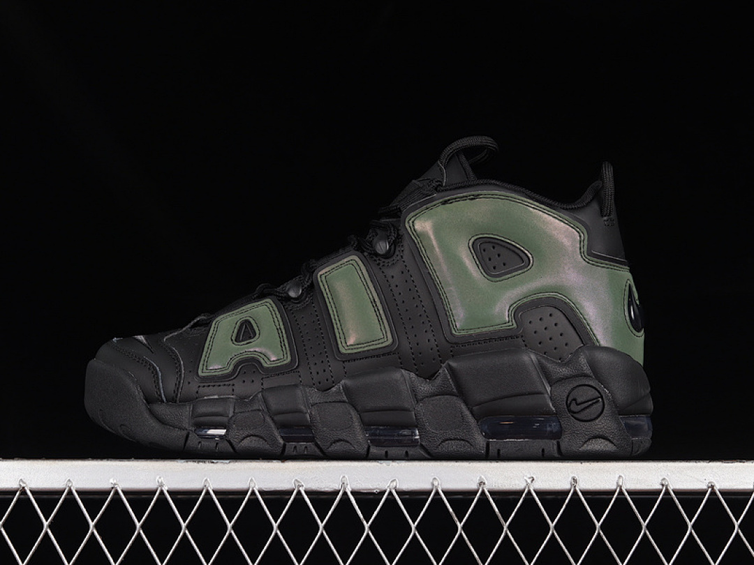 Nike [922845-001]-[AIR MORE UPTEMPO GS REFLECTIVE BLACK/BLACK-WOLF GREY]-[WOMAN:36-39]-[MAN:40-46], photo 1
