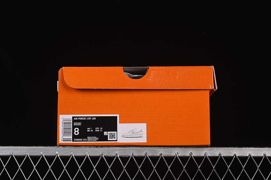 Nike [SM6668-103]-[AIR FORCE 1 07 LOW LV GREY/WHITE]-[WOMAN:36-39]-[MAN:40-45] - Image 12
