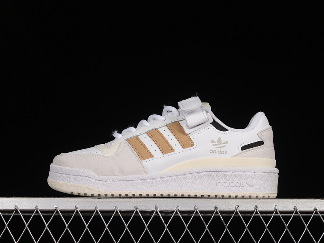 Unbranded [GW7107]-[FORUM 84 LOW SHOES CLOUD WHITE/MAGIC BEIGE/CORE BLACK]-[WOMAN:36-40], photo 1