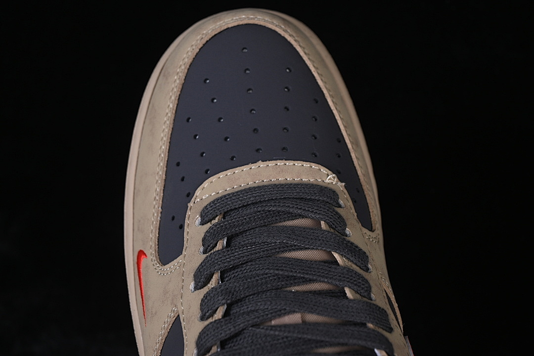 Nike [KD1688-002]-[AIR FORCE 1 07 LOW MOCHA BROWNISH/RED]-[WOMAN:36-39]-[MAN:40-45] - Image 10