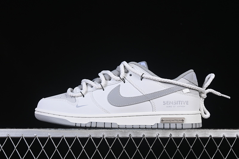 Nike SB DUNK LOW JUST DO IT WHITE/GREY · WG0508-040, photo 1