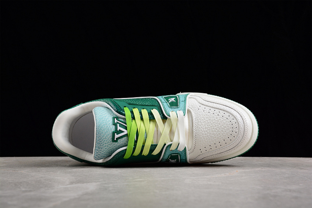 Louis Vuitton [L*V TRAINER SPORTS SHOES DARK GREEN/LIGHT GREEN/WHITE]-[MAN:38-45] - Image 3