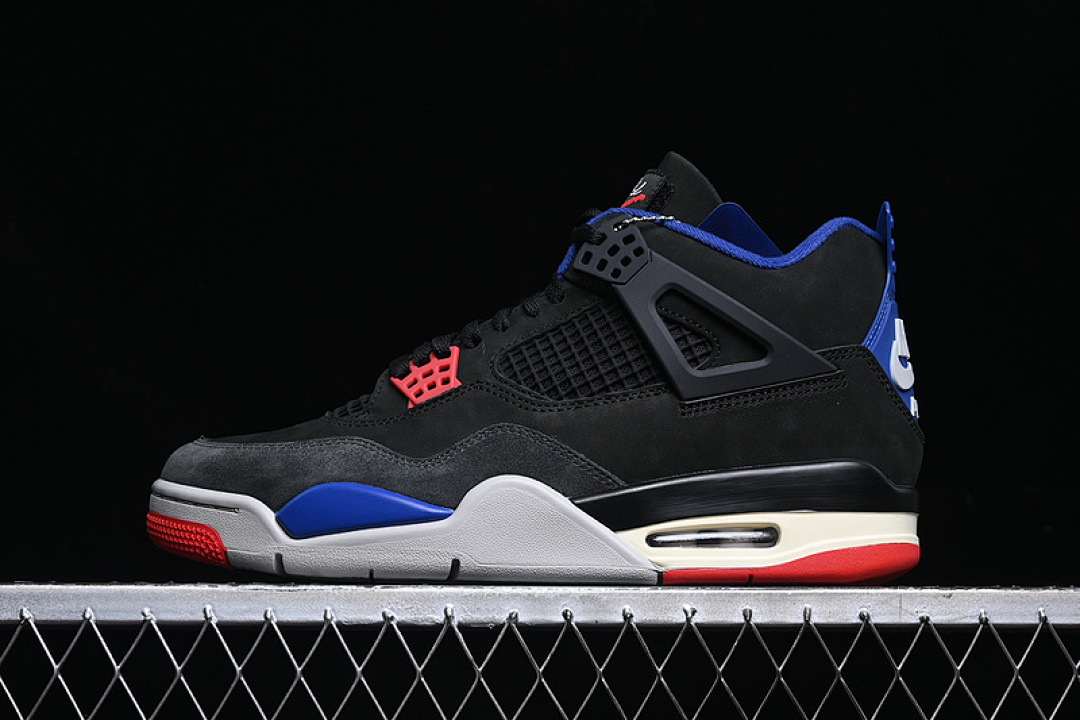 Jordan [FV5029-003]-[AIR JORDAN 4 RETRO LASE BLACK/FIRE RED/DEEP ROYAL BLUE/DARK SMOKE GREY/TECH (GREY]), photo 1