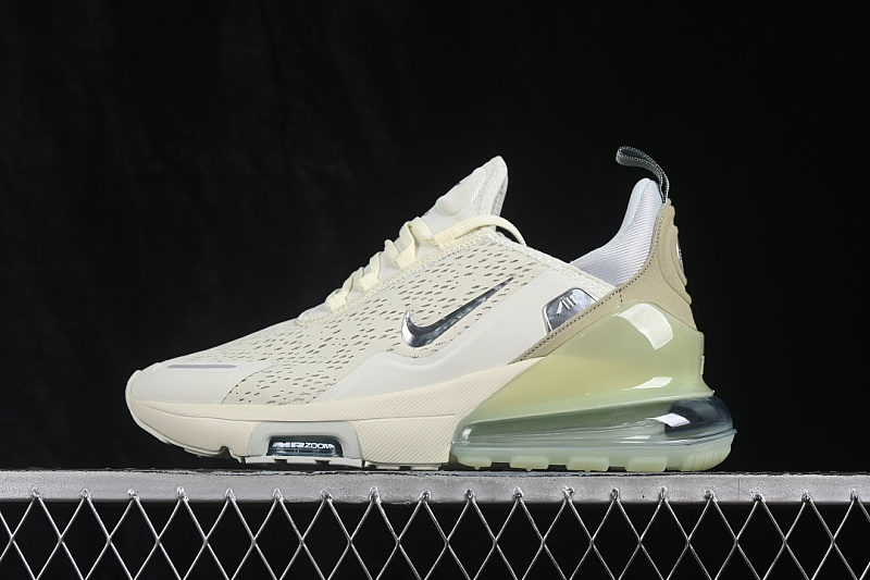 Nike AIR MAX 270 PREMIUM CASUAL RUNNING SHOES GREEN/BEIGE · IO9884-001, photo 1