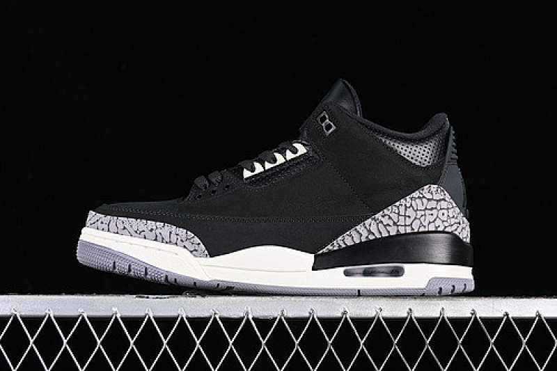 Jordan AIR Jordan 3 RETRO OFF NOIR BLACK/WHITE/GREY · CK9246-001, photo 1