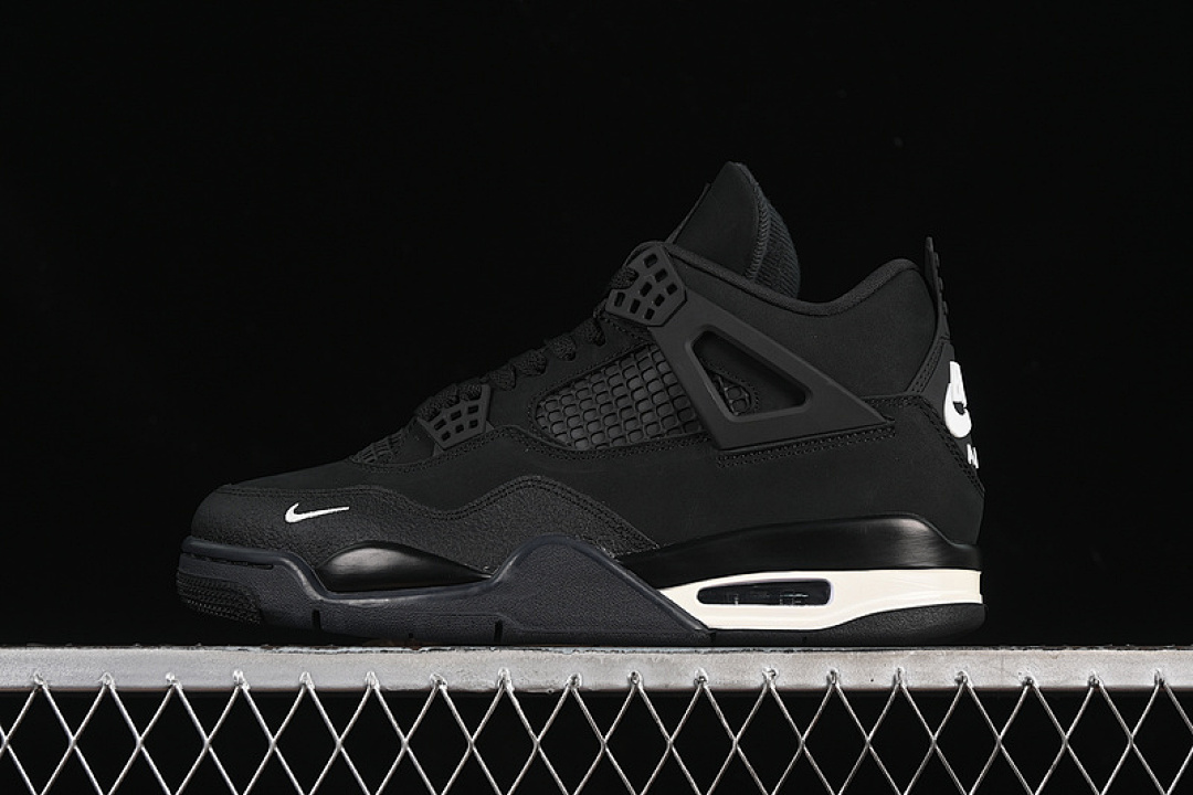 Jordan [HF4340-001]-[NIGEL SYLVESTER X AIR JORDAN 4 RETRO BLACK/WHITE]-[MAN:40-48.5], photo 1