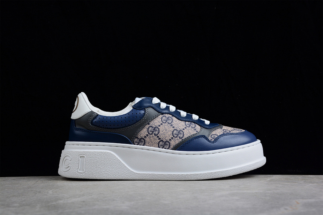 Chanel [GU*CCI SCREENER GG HIGH-TOP SNEAKER NAVY BLUE/KHAKI/DARK GREY]-[WOMAN:35-39]-[MAN:40-44] - Image 16