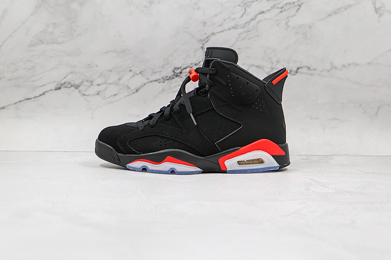 Jordan AIR Jordan 6 RETRO INFRARED 2019 BLACK/INFRARED 23-BLACK · 384664-060, photo 1