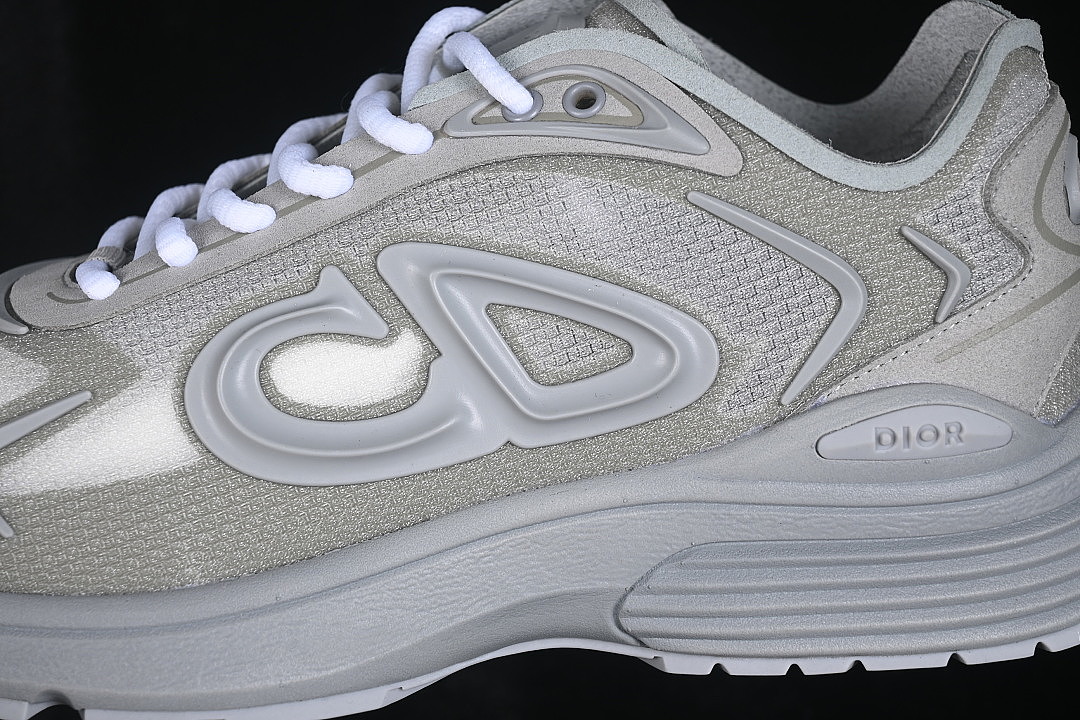 Dior [3SN342ABFH898]-[LOW-TOP CASUAL SHOES GREY/WHITE/GREY]-[WOMAN:38-39]-[MAN:40-47] - Image 8