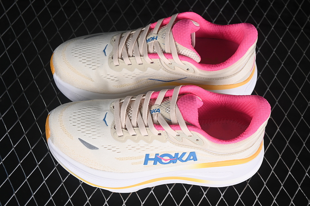 On Running [1162014 ALBST]-[BONDI 9 CUSHIONED RUNNING SHOES PINK/BEIGE/YELLOW]-[WOMAN:36-39]-[MAN:40-41] - Image 10