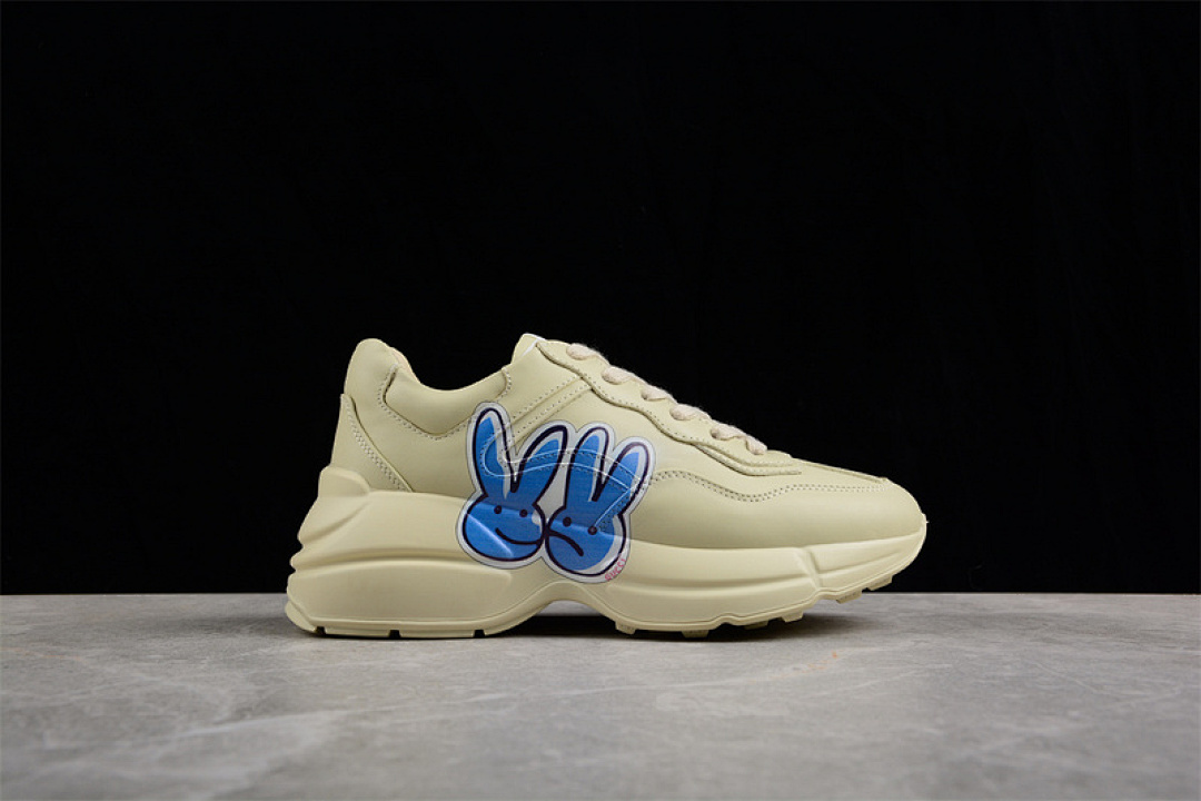On Running [GU*CCI RHYTON VINTAGE TRAINER SNEAKER BEIGE/BEIGE/BLUE]-[WOMAN:35-39]-[MAN:40-44] - Image 14